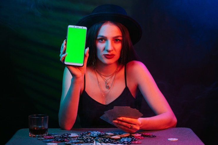 Meja Casino Hold'em langsung dengan dealer di studio rakyat123